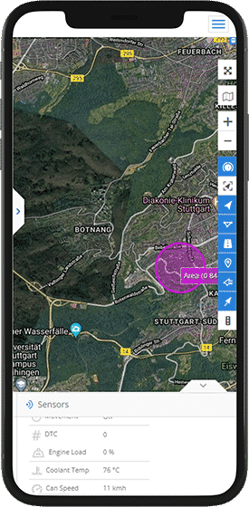 Handy-App für GPS-Tracking